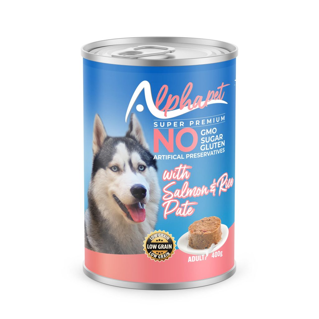 Pate Salmon & Rice Adult 400 g