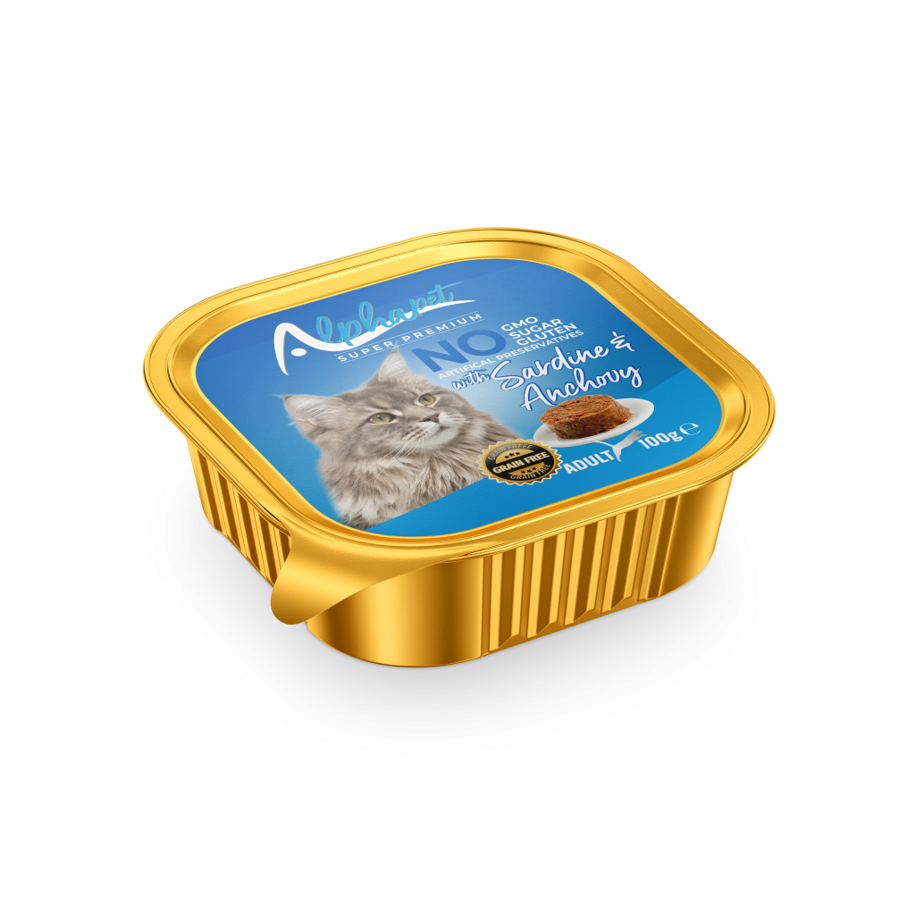 Pate Sardine & Anchovy Adult 100 g