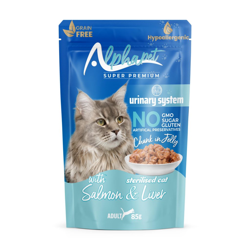 Chunk Salmon & Liver Sterilised 85 g